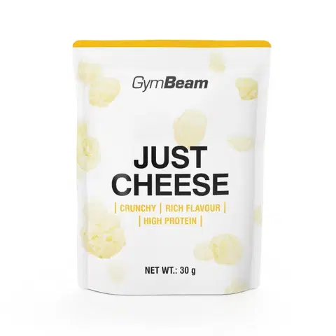 Proteínové čipsy a krekry GymBeam Syrový snack Just Cheese 20 x 30 g originál