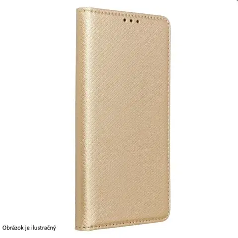 Puzdrá na mobilné telefóny Knižkové puzdro Smart Case Book pre Samsung Galaxy A15 4G/A15 5G, zlatá TEL229718