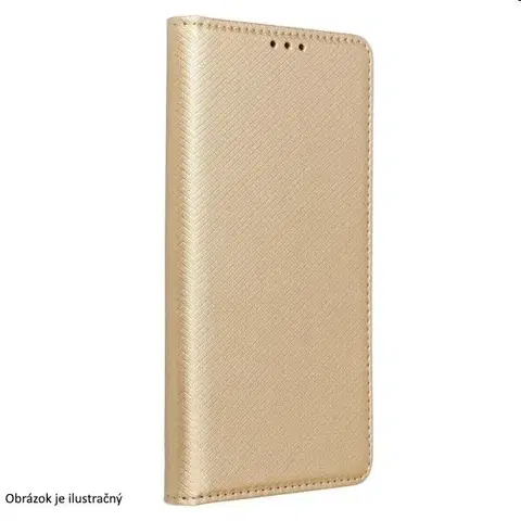Puzdrá na mobilné telefóny Puzdro Smart Case Book pre Xiaomi 1212X, zlaté TEL177934