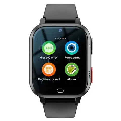 Inteligentné hodinky CARNEO SeniorSafe+ 4G, čierne