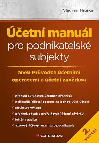 Dane, účtovníctvo Účetní manuál pro podnikatelské subjekty - 2. vydání - Vladimír Hruška
