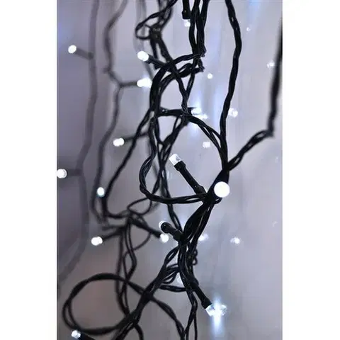 Vianočné dekorácie Solight Vianočná svetelná reťaz biela, 20 LED