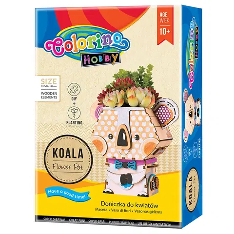 Kreatívne a výtvarné hračky PATIO - Colorino HOBBY Flower Pot Koala