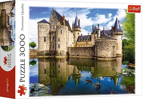 Hračky puzzle TREFL - Puzzle 3000 - Zámok v Sully-sur-Loire, Francúzsko