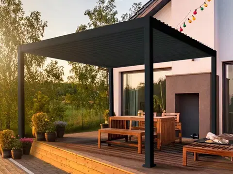 Slnečníky a pergoly Reflect pergola antracit 3x3 m