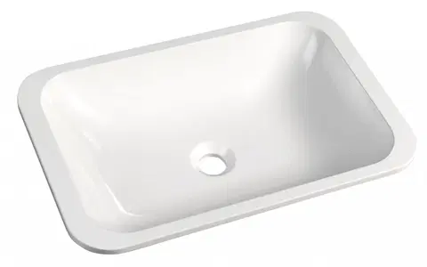 Kúpeľňa SAPHO - Japura umývadlo 55x36cm, liaty mramor, biela, zápustne 50135