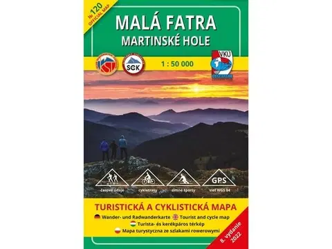 Turistika, skaly Malá Fatra - Martinské hole TM 120 8. vydanie, 2022