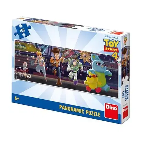 Od 100 dielikov Dino Toys Puzzle Toy Story 4: Útek 150 panoramic Dino