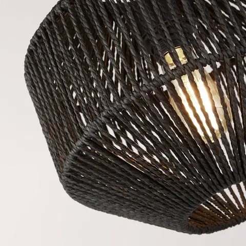 Závesné svietidlá Searchlight Závesné svietidlo Wicker, 1-plameňové