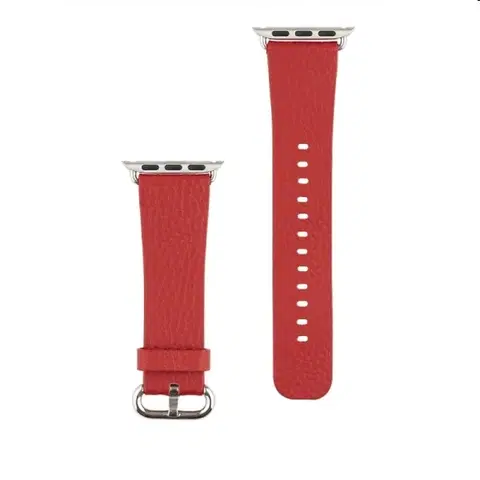 Príslušenstvo k wearables Kožený remienok COTEetCI Leather pre Apple Watch 42/44/45mm, červený
