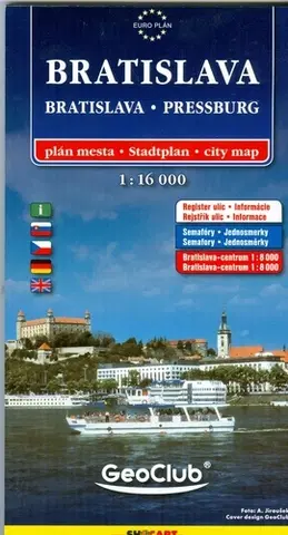 Turistika, skaly Bratislava PM GC 1:16 tis pevný - Kolektív autorov