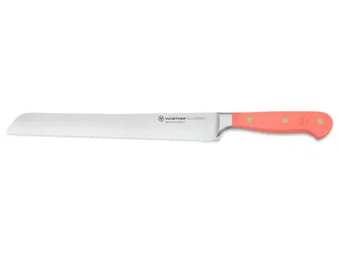 Zúbkované nože (na chlieb) WÜSTHOF Nôž na chlieb Wüsthof CLASSIC Colour - Coral Peach 23 cm 