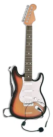 Hudobné hračky BONTEMPI - Elektrická rocková gitara s mikrofónom 241310