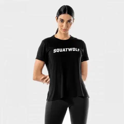 Tričká a tielka SQUATWOLF Dámske tričko Iconic Onyx  S