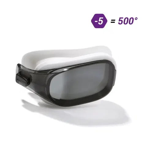 plávanie Plavecké okuliare Selfit dioptrické s dymovými sklami veľkosť L -5