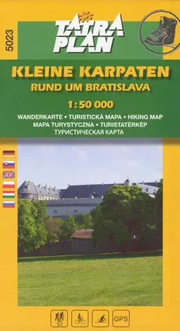 Slovensko a Česká republika Malé Karpaty, okolie Bratislavy 1:50 000 - nem. TM 5023