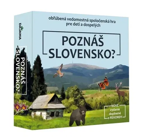 Vedomostné a edukatívne hry Dajama Dajama hra Poznáš Slovensko?