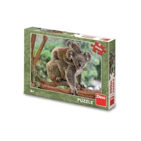 XL dieliky Dino Toys Puzzle Koala s mláďátkom 300 XL Dino