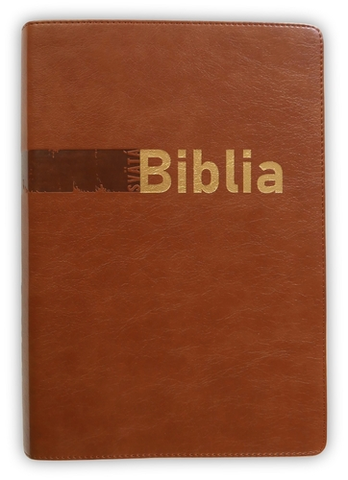 Biblie, biblistika Biblia, Roháčkov preklad 2022, rodinný formát, hnedá, MV