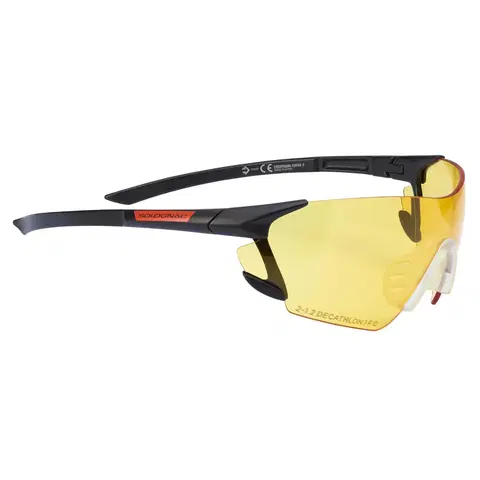 okuliare Ochranné okuliare na športovú streľbu a poľovačku so žltým sklom