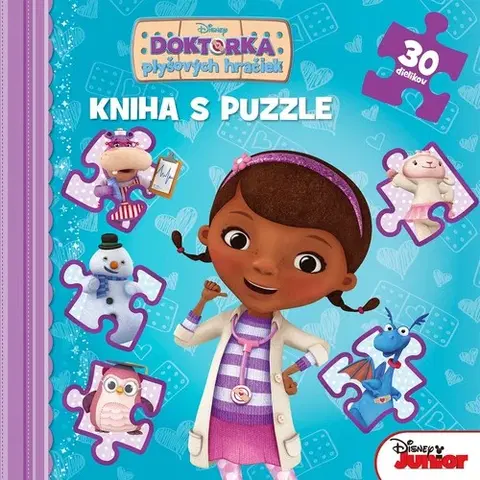 Leporelá, krabičky, puzzle knihy Doktorka plyšových hračiek - Kniha puzzle - 30 dielikov
