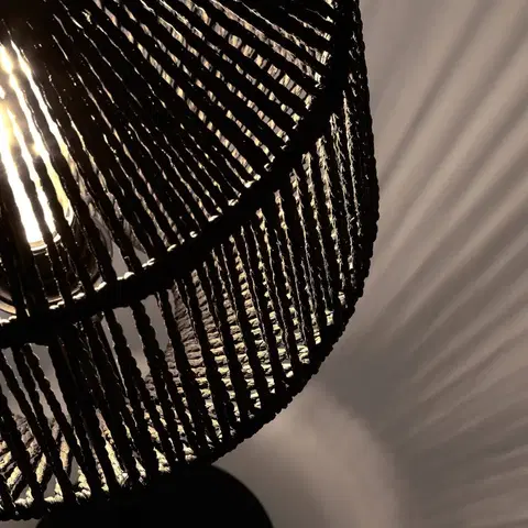 Lampy na nočný stolík Searchlight Stolová lampa Wicker