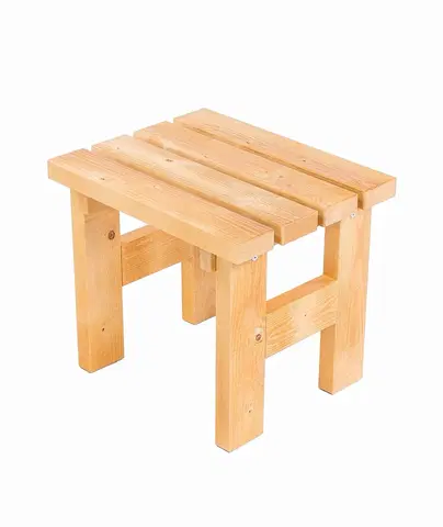 Kreslá DEOKORK Masívna drevená záhradna stolička TEA 03 hrúbka 38 mm