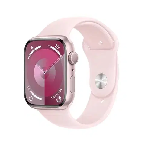 Inteligentné hodinky Apple Watch Series 9 GPS 45mm Pink Aluminium Case with Light Pink Sport Band - SM MR9G3QCA