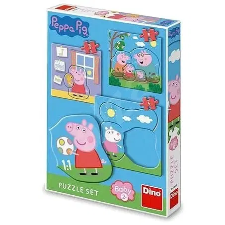 Do 49 dielikov Dino Toys Puzzle set Peppa Pig: Rodina 3-5 Dino