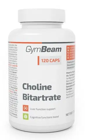 Stimulanty Choline Bitartrate - GymBeam 120 kaps.