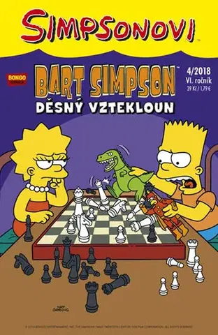 Komiksy Simpsonovi - Bart Simpson 4/2018 - Děsný vztekloun - Matt Groening