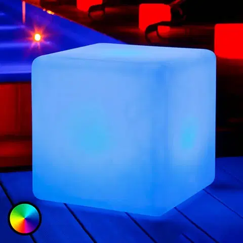 SmartHome vonkajšie dekoratívne svietidlá Smart&Green Big Cube – svietiaca kocka, ovládateľná aplikáciou