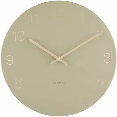 Hodiny Karlsson 5788OG dizajnové nástenné hodiny, pr. 30 cm