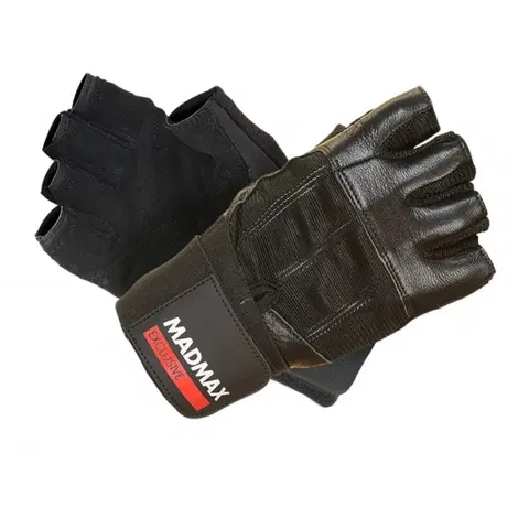 Fitness rukavice Fitness rukavice MadMax Professional 2021 čierna - S