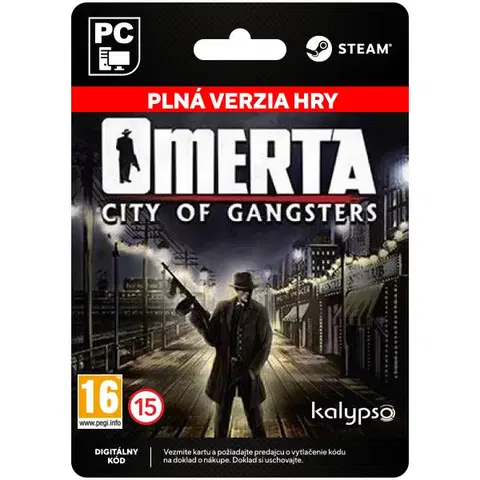 Hry na PC Omerta: City of Gangsters [Steam]