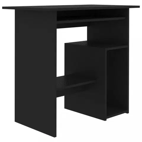Pracovné stoly Počítačový stôl 80x45 cm Dekorhome Čierna