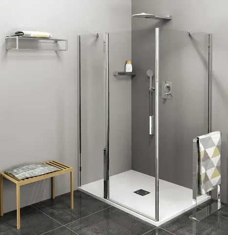 Sprchové dvere POLYSAN - Zoom Line obdĺžniková sprchová zástena 1400x900 L/P varianta ZL1314ZL3290