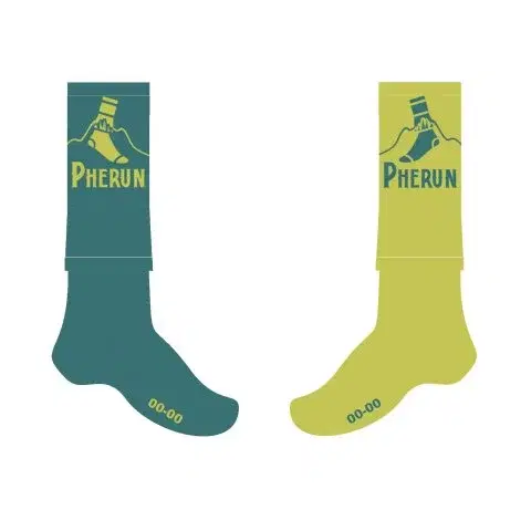 Pánske ponožky PheRun Decent Duo Summer 43-46 EUR