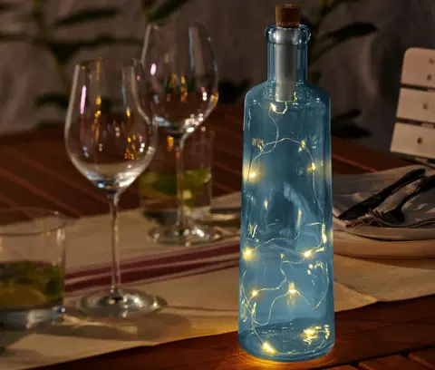 Light Ropes & Strings Dekoračná fľaša s LED
