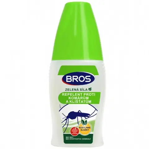 Ochrana proti hmyzu Insekticid Bros Zelená Síla Proti Komárům A Klíšťatům 50ml