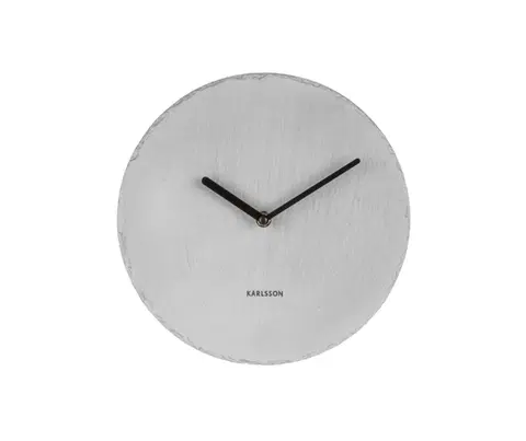 Hodiny Bridlicové nástenné hodiny KA5713GY Karlsson 25cm