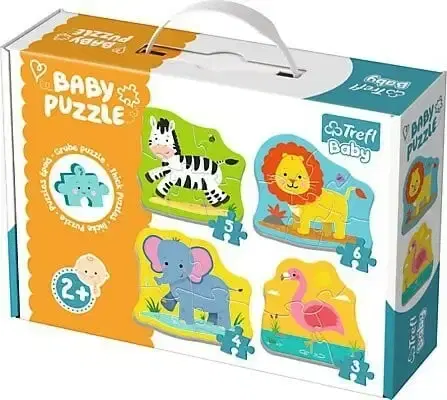 Hračky puzzle TREFL - Trefl Baby Puzzle zvieratká safari