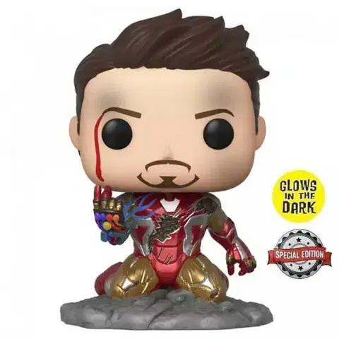 Zberateľské figúrky POP! Avengers Endgame: Iron Man (I Am Iron Man) Special Edition (Glows in the Dark) POP-0580