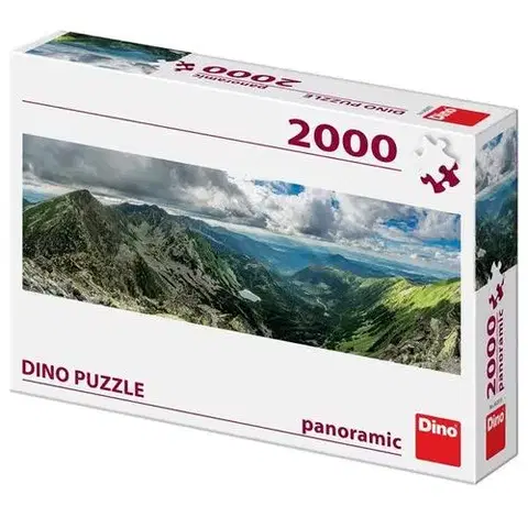 2000 dielikov Dino Toys Puzzle Roháče 2000 panoramic Dino