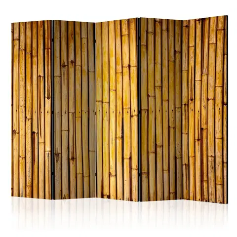 Paravány Paraván Bamboo Garden Dekorhome 225x172 cm (5-dielny)
