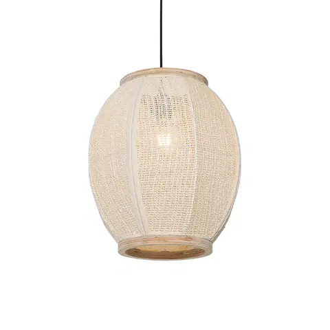 Zavesne lampy Orientálna závesná lampa natural 35 cm - Rob