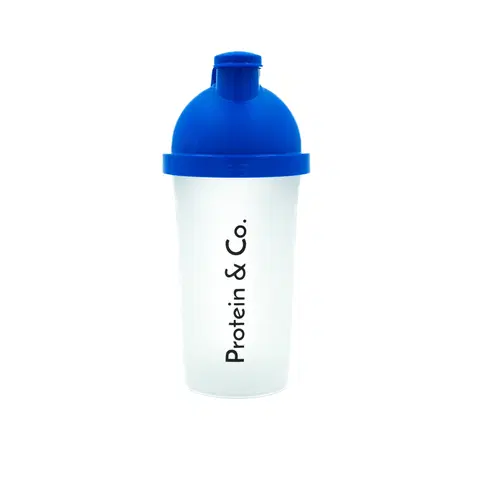 Shakery a fľaše Protein & Co. POP TOP Shaker Farba: Modrá
