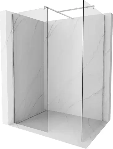 Sprchové dvere MEXEN/S - Kioto Sprchová zástena Walk-in 160 x 85 cm, transparent, chróm 800-160-202-01-00-085
