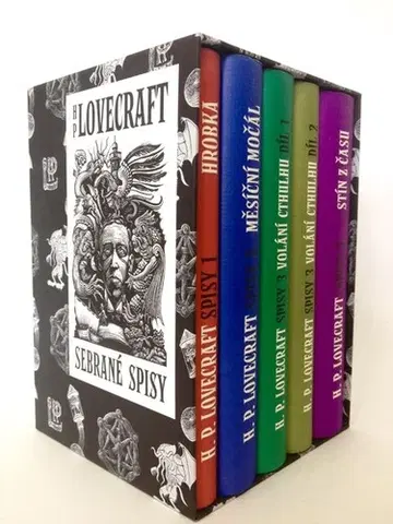 Sci-fi a fantasy Sebrané spisy H. P. Lovecrafta BOX - Howard Phillips Lovecraft,František Štorm
