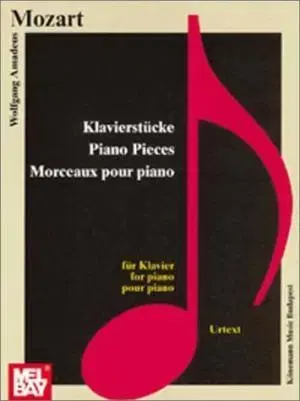 Hudba - noty, spevníky, príručky Mozart, Klavierstücke - Wolfgang Amadeus Mozart